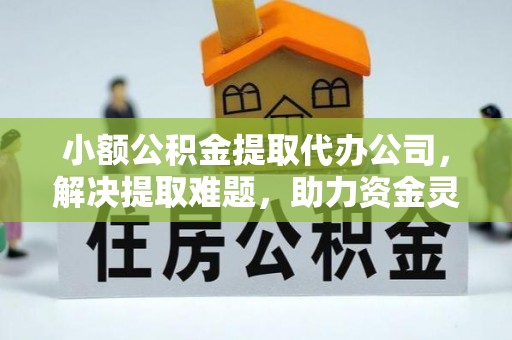 仑背小额公积金提取代办公司，解决提取难题，助力资金灵活使用