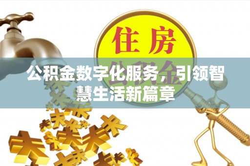 仑背公积金数字化服务，引领智慧生活新篇章