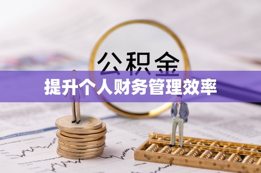 仑背提升个人财务管理效率