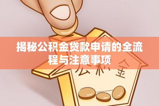 仑背揭秘公积金贷款申请的全流程与注意事项