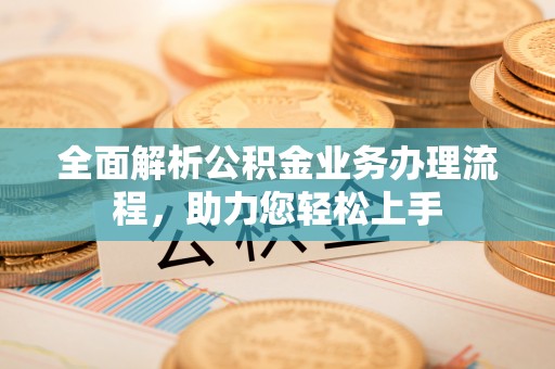 仑背全面解析公积金业务办理流程，助力您轻松上手