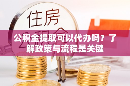 仑背公积金提取可以代办吗？了解政策与流程是关键