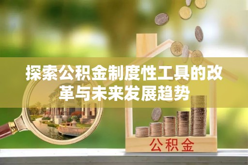 仑背探索公积金制度性工具的改革与未来发展趋势
