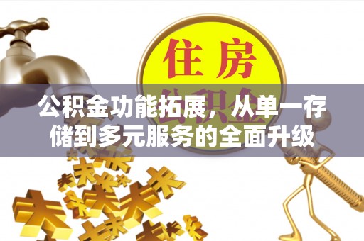 仑背公积金功能拓展，从单一存储到多元服务的全面升级