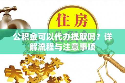 仑背公积金可以代办提取吗？详解流程与注意事项
