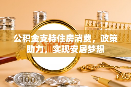 仑背公积金支持住房消费，政策助力，实现安居梦想