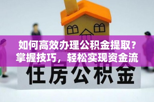 仑背如何高效办理公积金提取？掌握技巧，轻松实现资金流动