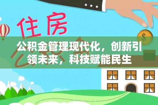 仑背公积金管理现代化，创新引领未来，科技赋能民生