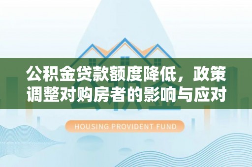 仑背公积金贷款额度降低，政策调整对购房者的影响与应对策略