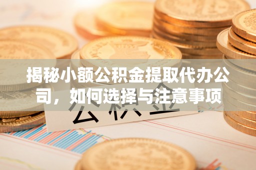 仑背揭秘小额公积金提取代办公司，如何选择与注意事项