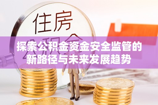 仑背探索公积金资金安全监管的新路径与未来发展趋势