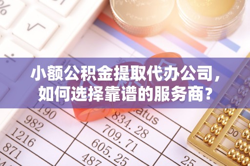 仑背小额公积金提取代办公司，如何选择靠谱的服务商？