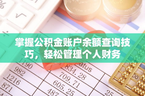 仑背掌握公积金账户余额查询技巧，轻松管理个人财务