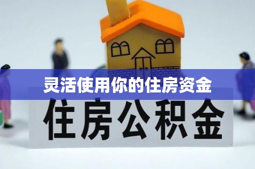 仑背灵活使用你的住房资金