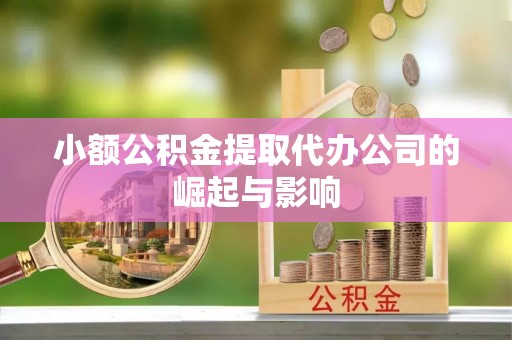 仑背小额公积金提取代办公司的崛起与影响