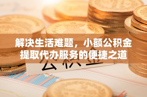 仑背解决生活难题，小额公积金提取代办服务的便捷之道