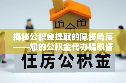 仑背揭秘公积金提取的隐秘角落——您的公积金代办提取咨询指南