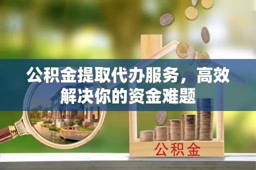 仑背公积金提取代办服务，高效解决你的资金难题